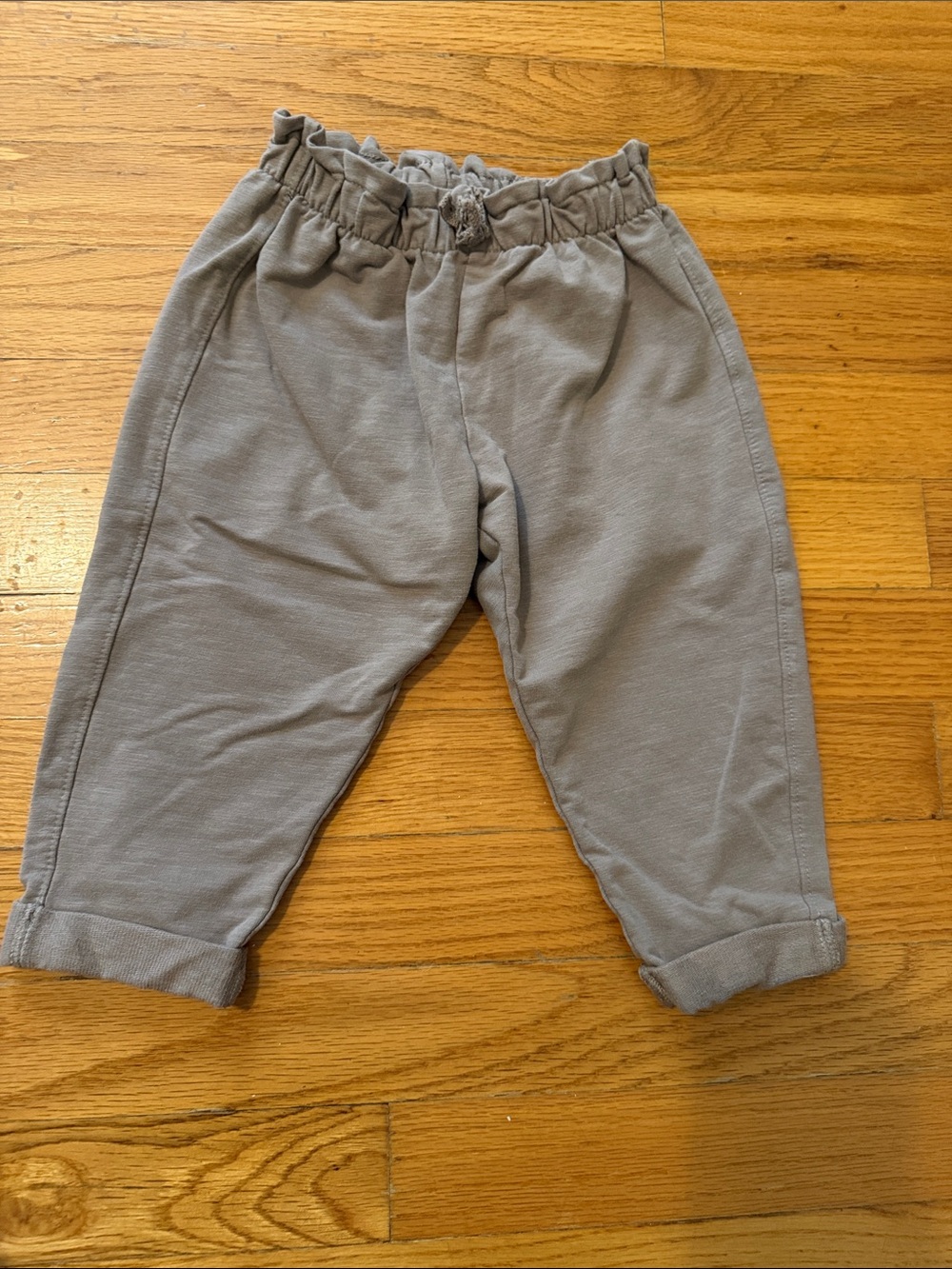 ZARA GIRLS Drawstring Brown Sweatpants